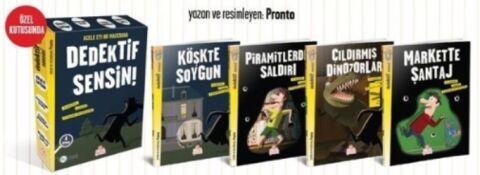 Dedektif Sensin (4 Kitap Takım)