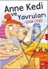 Anne Kedi ve Yavruları  (Renkli Resimli Büyük Boy)