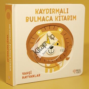 Vahşi Hayvanlar - Kaydırmalı Bulmaca Kitabım Serisi (Ciltli)
