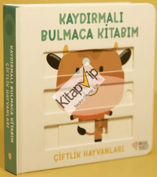 Kaydırmal Bulmaca Kitabım - Çiftlik Hayvanları