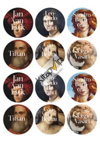 İkonik Tablolar Sticker  (12’li)