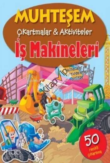 Muhteşem Çıkartmalar Aktiviteler İş Makineleri
