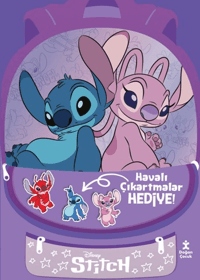 Disney Stitch  (Ciltli) - Parıltılı Tatil Çantam Etkinlik ve Boyama Kitabı