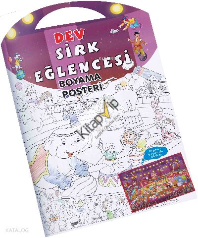 Sirk Eğlencesi Dev Boyama Posteri