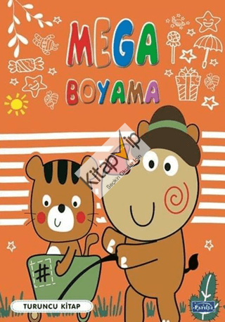 Mega Boyama - Turuncu Kitap