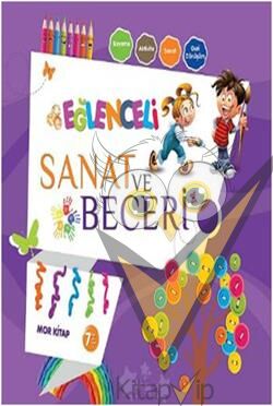 Eğlenceli Sanat ve Beceri Mor Kitap (7 Yaş)