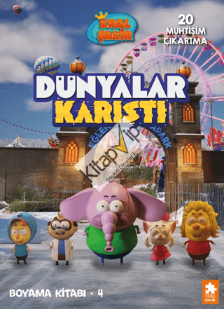 Kral Şakir Dünyalar Karıştı Boyama Kitabı - 4