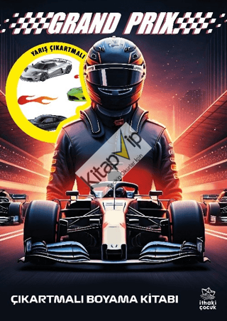 Grand Prix Çıkartmalı Boyama Kitabı