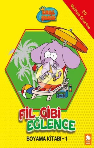 Fil Gibi Eğlence Boyama Kitabı- 1-Kral Şakir