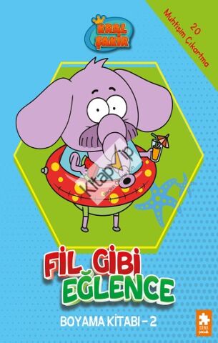 Fil Gibi Eğlence Boyama Kitabı- 2-Kral Şakir
