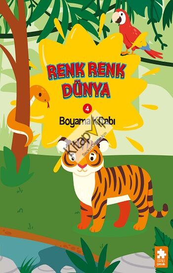 Renk Renk Dünya Boyama Kitabı - 4