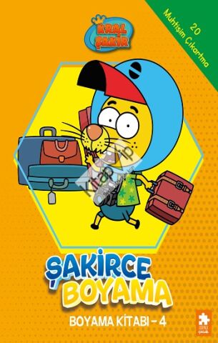 Şakirce Boyama Kitabı - 4 - Kral Şakir
