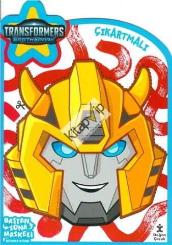 Transformers Earthspark - Baştan Sona Maskeli Boyama Kitabı