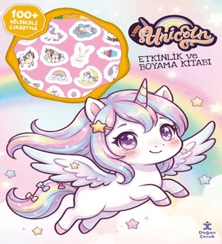 Unicorn Çok Çıkartmalı Boyama Kitabı