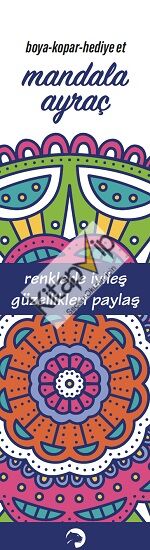 Mandala Ayraç Lacivert