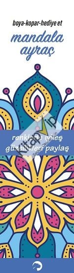 Mandala Ayraç Mavi