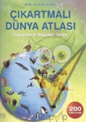 Çıkartmalı Dünya Atlası - Hayvanların Yaşadığı Yerler
