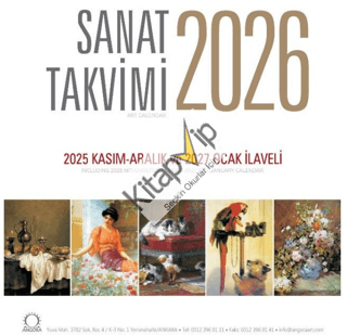 Sanat Takvimi 2026 Duvar Takvimi