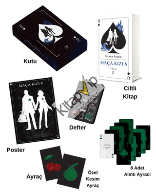 Maça Kızı 8 - 5. Kitap Kutulu (Ciltli)