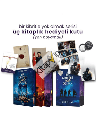 Bir Kibritle Yok Olmak Serisi - Üç Kitaplık Yan Boyamalı Hediyeli Kutu (Ciltli)