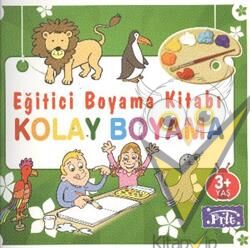 Eğitici Boyama Kitabı - Kolay Boyama