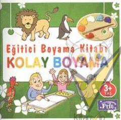 Eğitici Boyama Kitabı - Kolay Boyama