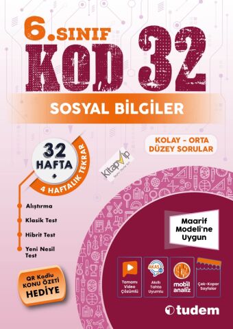 6. Sınıf Sosyal Bilgiler Kod 32