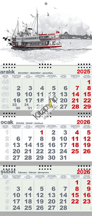 2026 Gemici Takvim - Yolcu Gemisi
