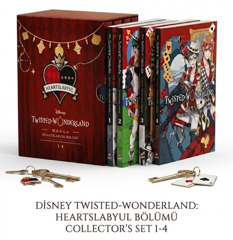 Twisted-Wonderland Manga: Heartslabyul Bölümü (1-4 Cilt Takım Set)
