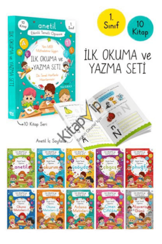 İlk Okuma ve Yazma Seti - 10 Kitap