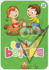 Sevimli Boyama (Yeşil)