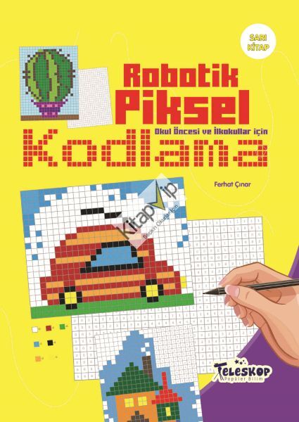 Robotik Piksel Kodlama Sarı Kitap