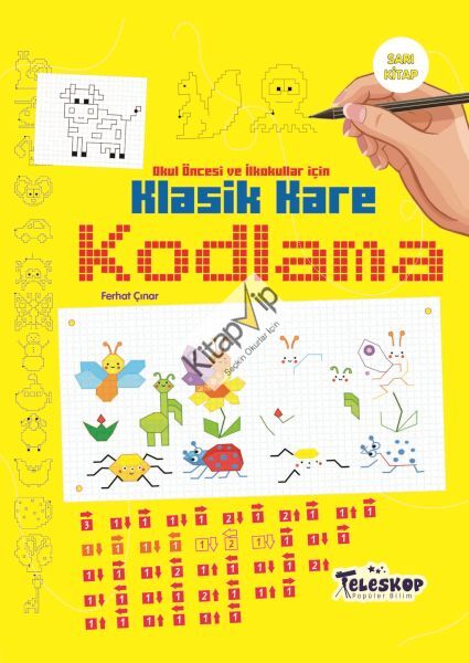 Klasik Kare Kodlama Sarı Kitap