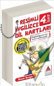 Resimli İngilizce Dil Kartları 4. Sınıf