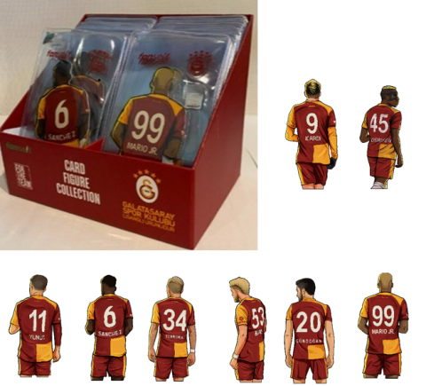 Galatasaray Ayraç Standı ( 96 Adet Futbolcu Ayraçı )