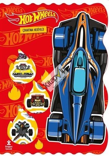 Hot Wheels Bol Bol Boya - Bol Bol Yapıştır Boyama Kitabı - Çıkartma Hediyeli!