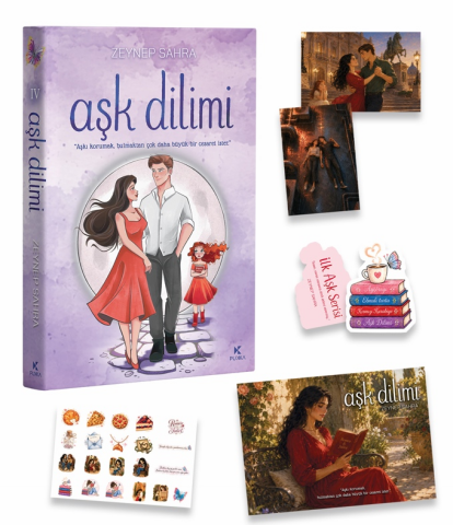 Aşk Dilimi - Kenar Boyamalı - Ciltli