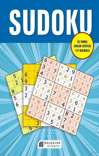 Sudoku – Üç Farklı Zorluk Seviyesi 147 Bulmaca