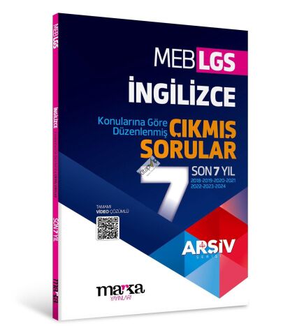 LGS İNGİLİZCE Konularına Göre Düzenlenmiş Son 7 Yıl ÇIKMIŞ SORULAR