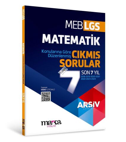 LGS MATEMATİK Konularına Göre Düzenlenmiş Son 7 Yıl ÇIKMIŞ SORULAR