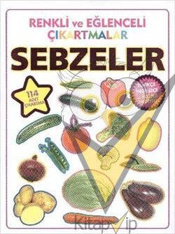 Renkli ve Eğlenceli Çıkartmalar - Sebzeler (Vegetables)
