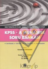 KPSS - A Muhasebe Soru Bankası