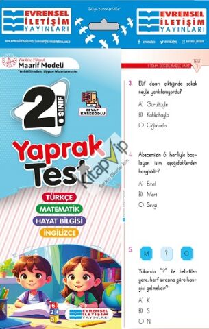 2.Sınıf Maarif Model Tüm Dersler Yaprak Test