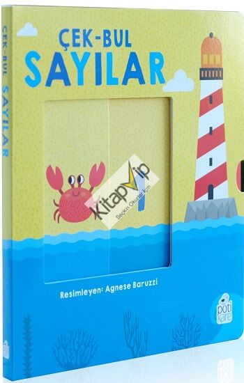 Çek-Bul Sayılar Hareketli Kitaplar (Sıvama Cilt)