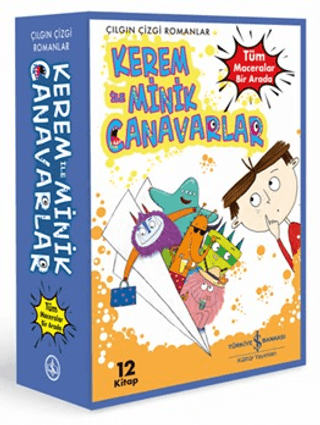 Kerem İle Minik Canavarlar – Tüm Maceralar Bir Arada (12 Kitap) - Kutulu