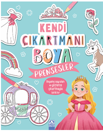 Kendi Çıkartmanı Boya Prensesler