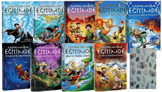 Kahramanlar Eğitimde Seti (9 kitap + Defter Hediyesi)
