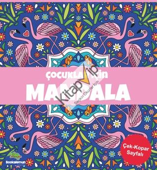 Çocuklar İçin Mandala - Lacivert