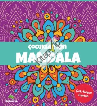 Çocuklar İçin Mandala - Mor