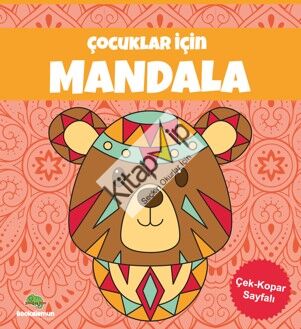 Çocuklar İçin Mandala - Turuncu